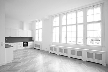 Museumsinsel, Hauseingangstüren und Innenausbau